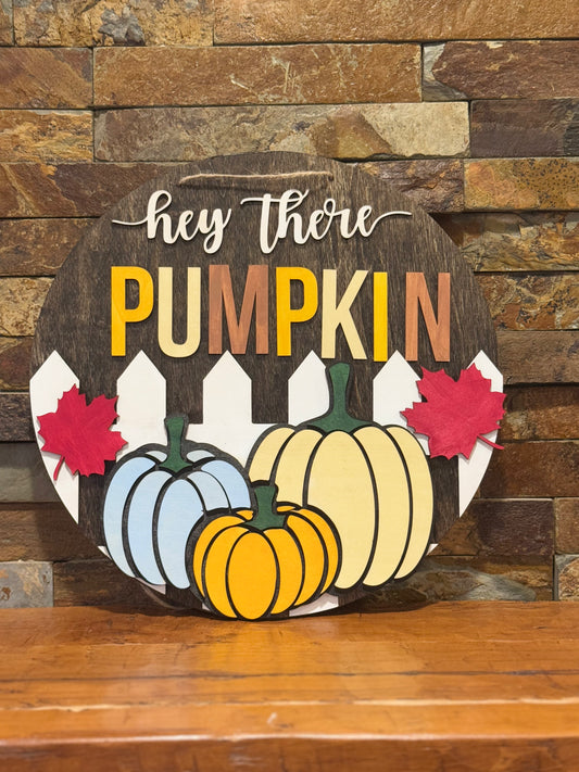 Pumpkin Fall Sign
