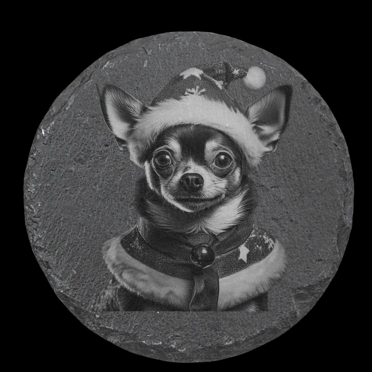 Chihuahua Slate Coaster