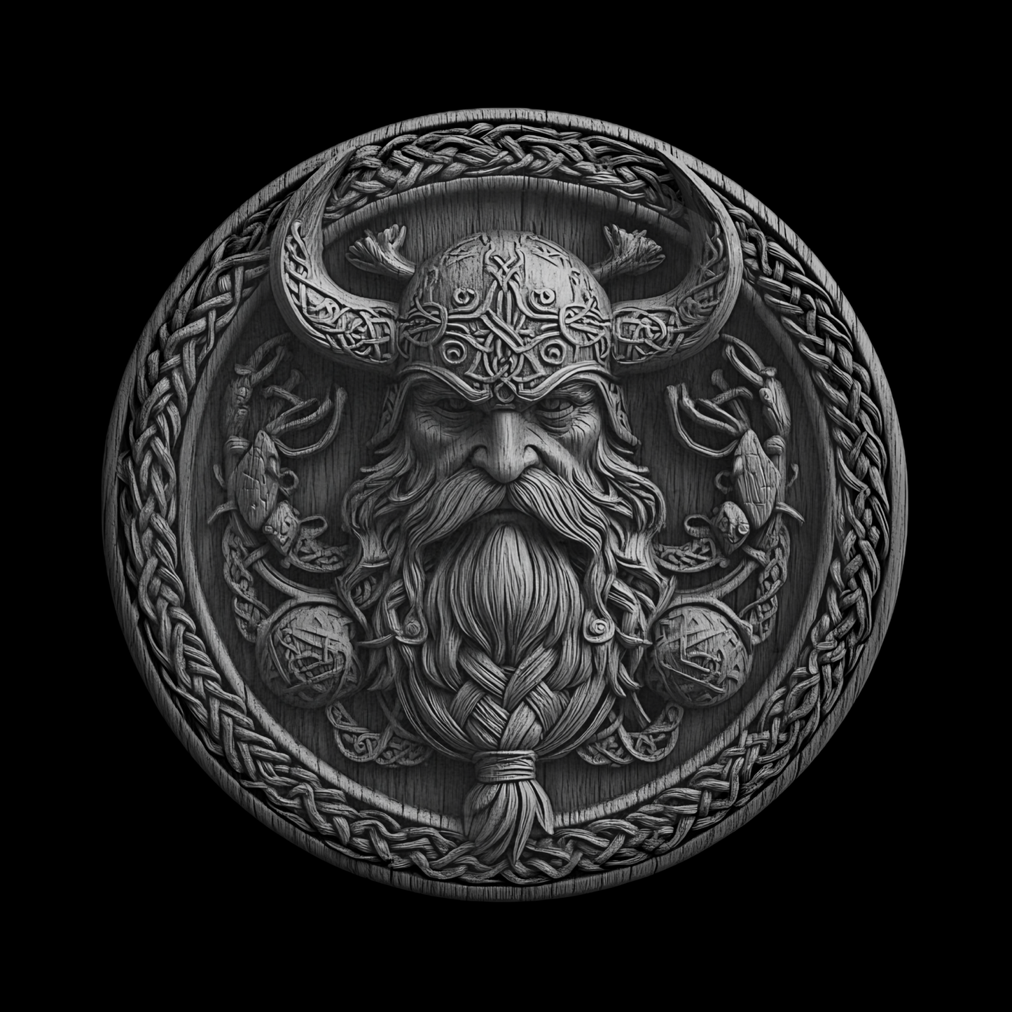 Viking Slate Coaster Set