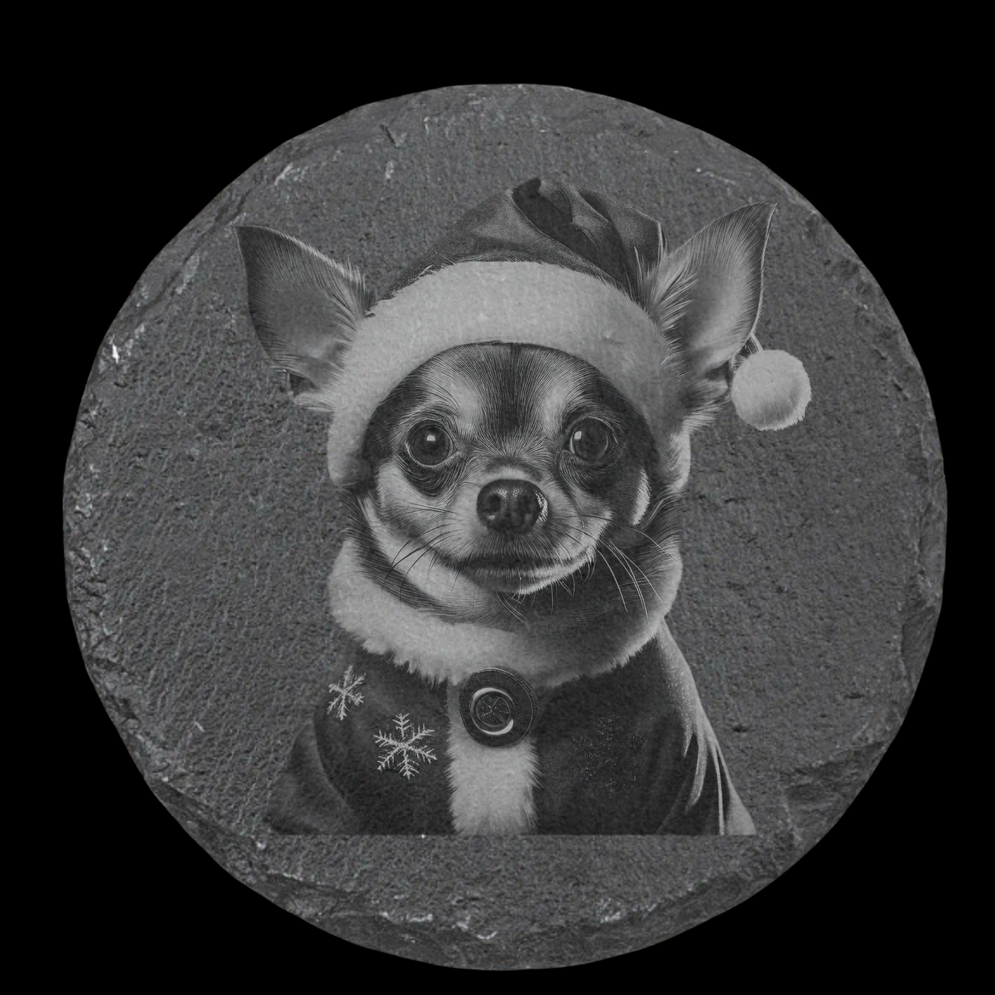 Chihuahua Slate Coaster