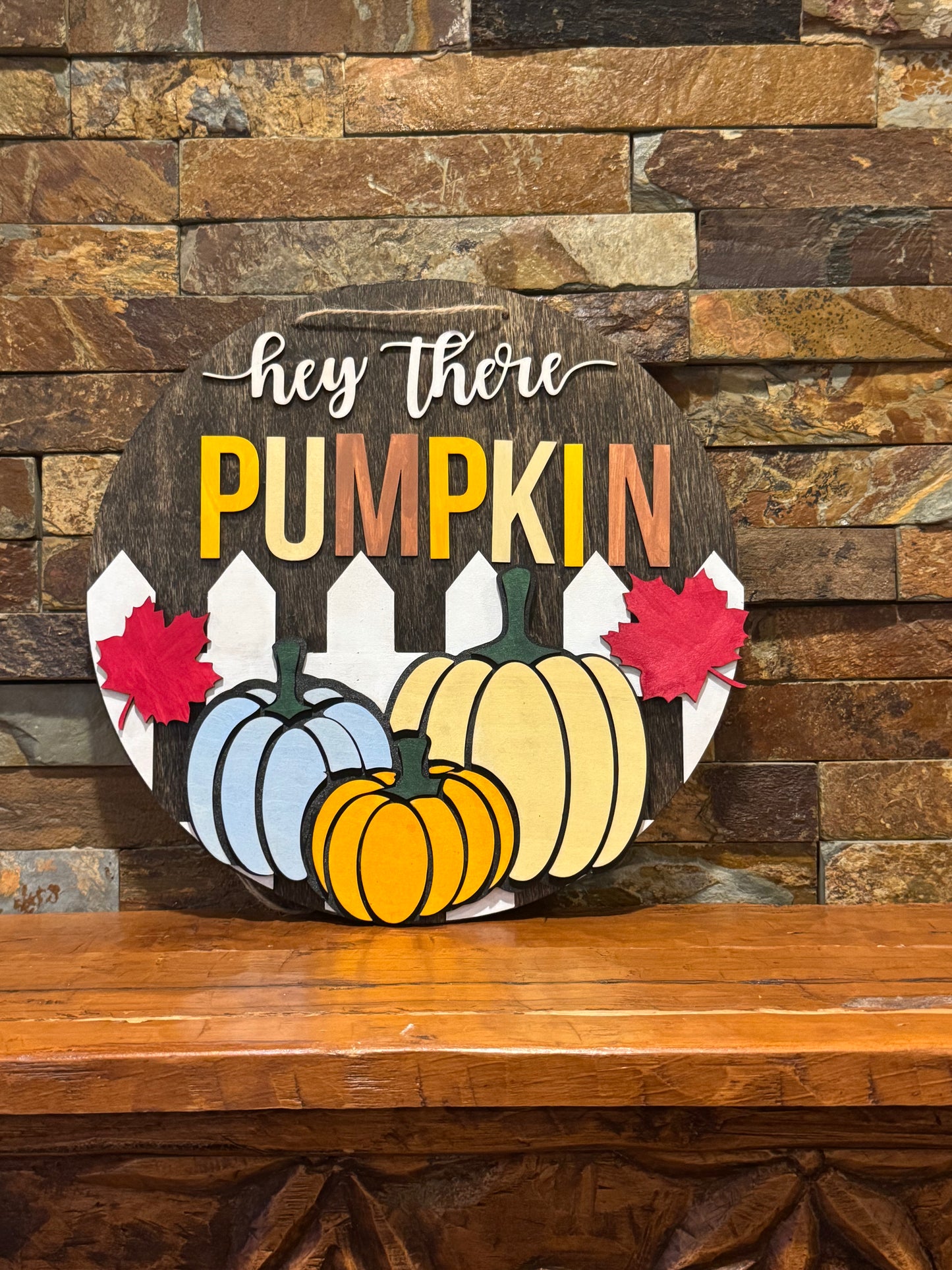 Pumpkin Fall Sign